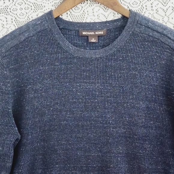 Michael Kors Wool Blend Crewneck Pullover Men's Sweater M - Picture 3 of 7